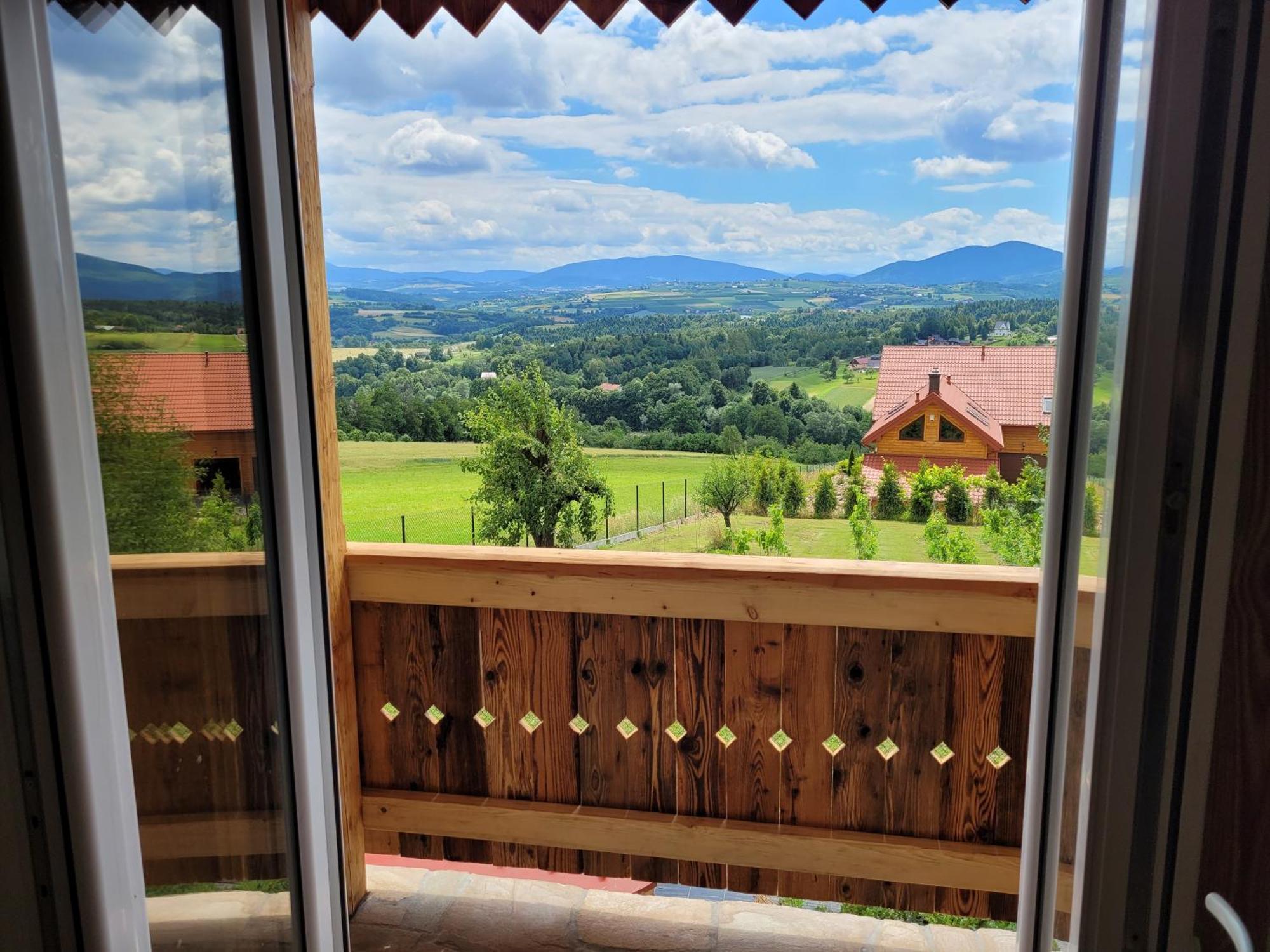 Fantastic View Vineyard Beskid Mountains Gruszow  Pokoj fotografie